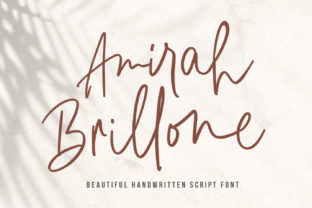Amirah Brillone Font: A Playful Script for Digital Branding