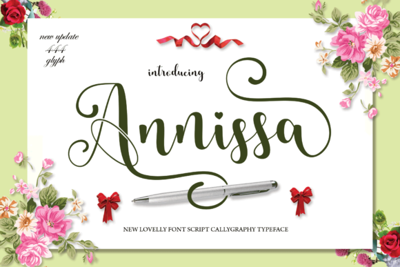Annissa: A Modern Script Font with Editorial Elegance