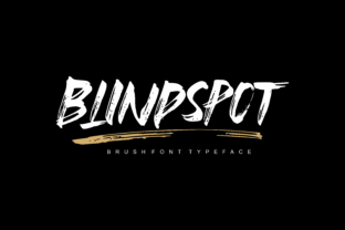 Blindspot Font: A Raw, Energetic Typeface for Creative Branding