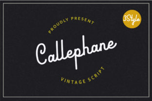 Callephane Font: A Playful Script for Beautiful Craft Projects