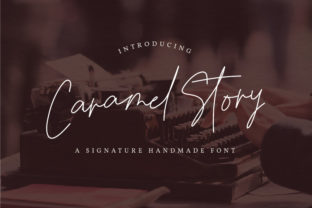 Caramel Story: A Handwritten Font for Modern Editorial Design