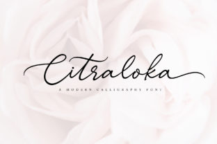 Citraloka: A Playful Script Font for Your Brand