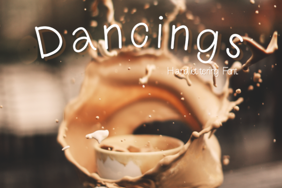 Dancings Font: A Handwritten Typeface for Editorial Elegance