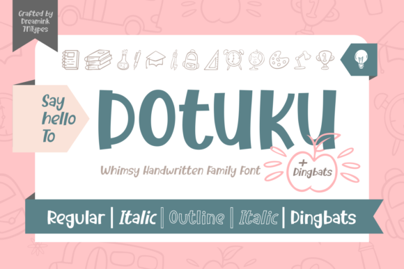 Dotuku Font: A Modern Script Typeface for Web Design