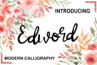 Edword: A Script Font That Elevates Editorial Design