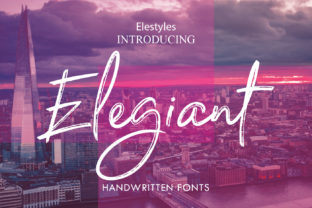 Elegiant Font: A Script Amp Typeface for Editorial Elegance