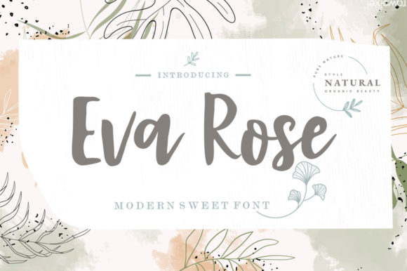 Eva Rose Font: A Beautiful Typeface for Small Business Branding
