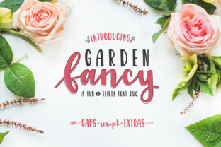 Garden Fancy Duo: A Script Font with Flair for Creative Makers