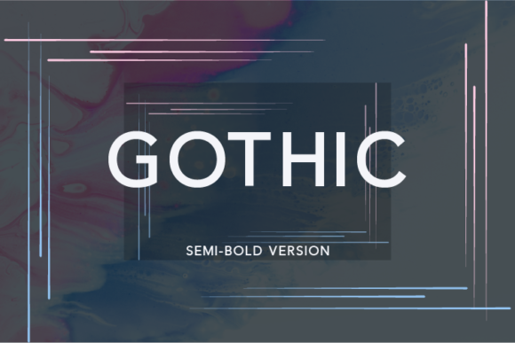 Gothic Semi-Bold: A Typeface That Elevates Handmade Creations