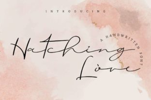 Hatching Love: A Script Font That Brings Your Creations to Life