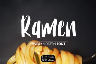 Ramen: A Handwritten Typeface That Elevates Brand Design
