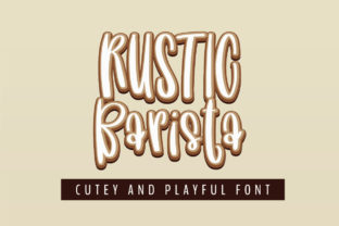 Rustic Barista: A Script Font That Elevates Your Brand Typography