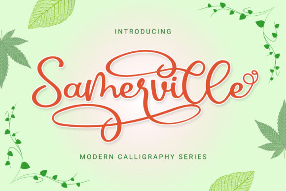 Samerville Font: A Romantic Script for Memorable Branding
