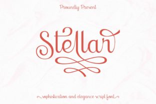 Stellar Typeface: A Handwritten Font for Editorial Elegance