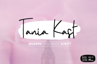 Tania Kast: A Handwritten Typeface for Editorial Elegance