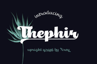 Thephir Font: A Bold Script for Unique Craft Projects